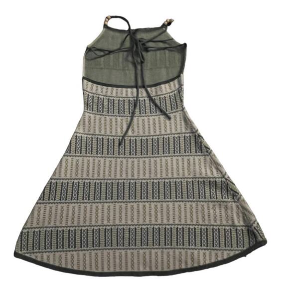 Cider Green Knit Boho Mini Dress – Size Medium - Picture 8 of 16